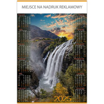 Kalendarz Plakatowy B1, P05 JESIEŃ 67x98cm TELEGRAPH