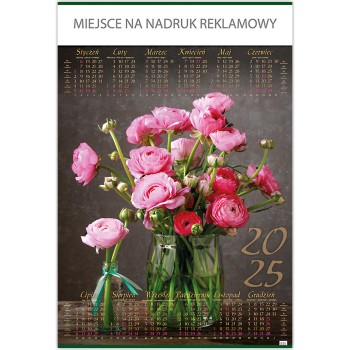 Kalendarz Plakatowy B1, P16 BUKIET 67x98cm TELEGRAPH