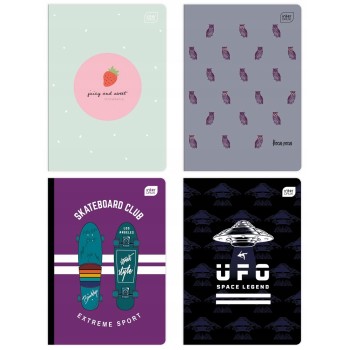 Zeszyt A5 32k gładki mix wzorów INTERDRUK