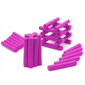 Plastelina w laseczkach MONA 1 kg ciemna różowa 4322 St.Majewski