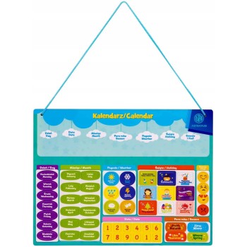 Magnetyczny zestaw do nauki Kalendarza ASTRAFUN 55el. 338025903