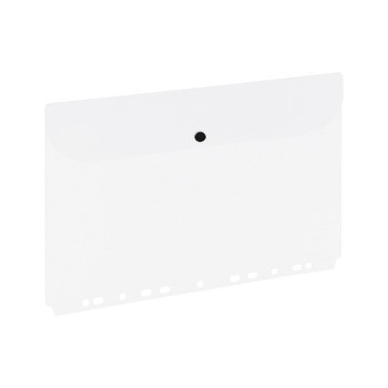 Teczka kopertowa wpinana zatrzask A4 ZP045A 120-1461 biała GRAND