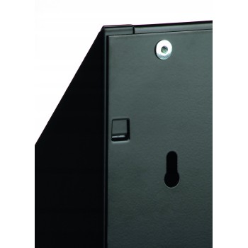 Popielnica naścienna metal.2,5 czarna 333301 DURABLE