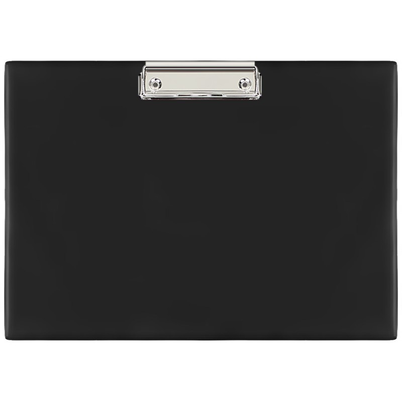 Deska z klipem A4 zamek na długim boku czarna KH-20-03 BIURFOL