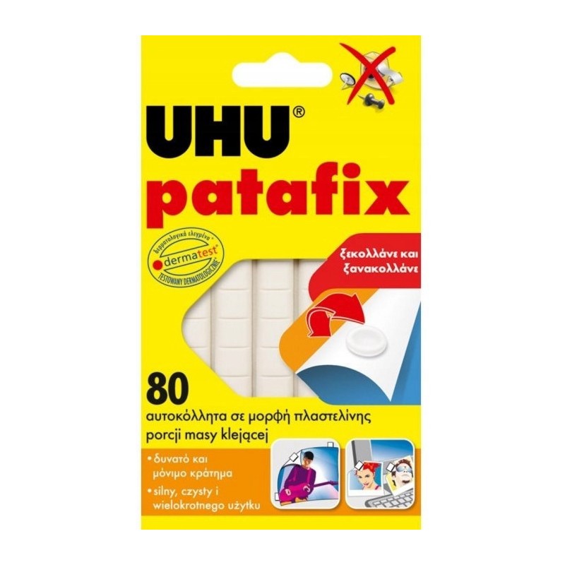 Masa samoprzylepna UHU PATAFIX 50g (80 kwadratów) (43500)