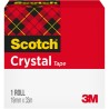 Taśma 19x33m przezroczysta 3M SCOTCH CLEAR-600 pudełko 70005241693