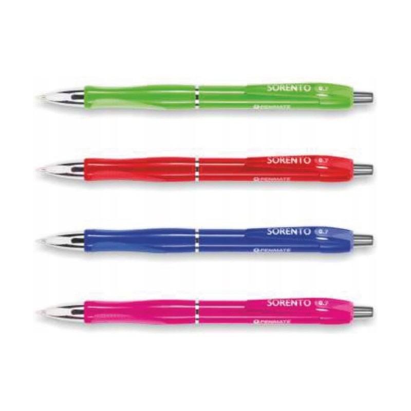 Długopis automatyczny SORENTO COLOUR niebieski 0.7mm mix kolor PENMATE TT7499