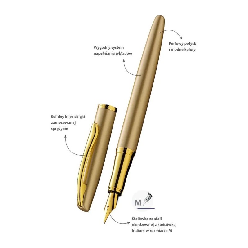 Pióro wieczne Jazz Noble Elegance GOLD etui PELIKAN 821827