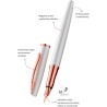 Pióro wieczne JAZZ NOBLE ELEGANCE białe 400189910 Pelikan