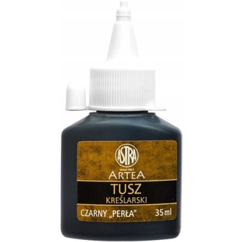 Tusz kreślarski czarny 35ml Czarna Perła 81030908 ASTRA