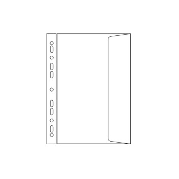 Koszulka groszkowa z klapką 100mic (10szt.) D.RECT 009145