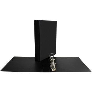 Segregator na dokumenty PANORAMA A4 4 ringi 45mm D35 czarny SE-47-01 BIURFOL