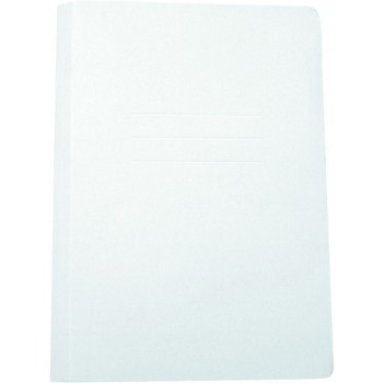 Skoroszyt z fałdą na dokumenty A4 350g biała UNIPAP