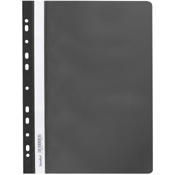 Skoroszyt na dokumenty miękki A4 wpinany do segregatora 20 sztuk czarny SPP-02-05 BIURFOL