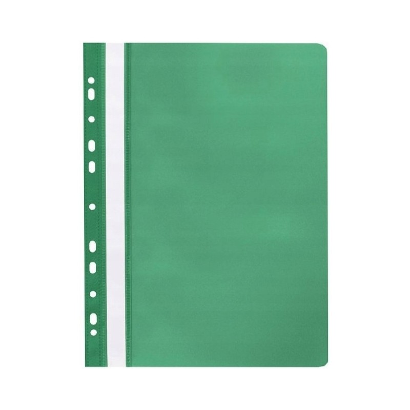 Skoroszyt zawieszany PP NATUNA ciemnozielony (20szt) polipropylen