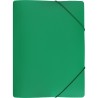 Teczka z gumką szeroka na dokumenty A4 PP s.pomarańczy zielona TGS-01-02 BIURFOL