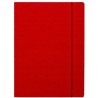 Teczka z gumką prostą NATUNA A4 preszpan czerwona 390g