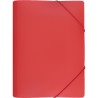 Teczka z gumką szeroka na dokumenty A4 PP s.pomarańczy czerwona TGS-01-01 BIURFOL