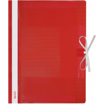 Teczka wiązana czerwona (25szt.) TW-01-01 BIURFOL