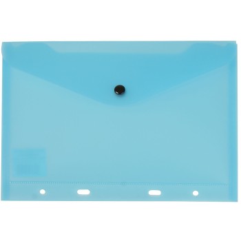 Teczka kopertowa na dokumenty A5 wpinana do segregatora PVC niebieska TP-12-12 BIURFOL