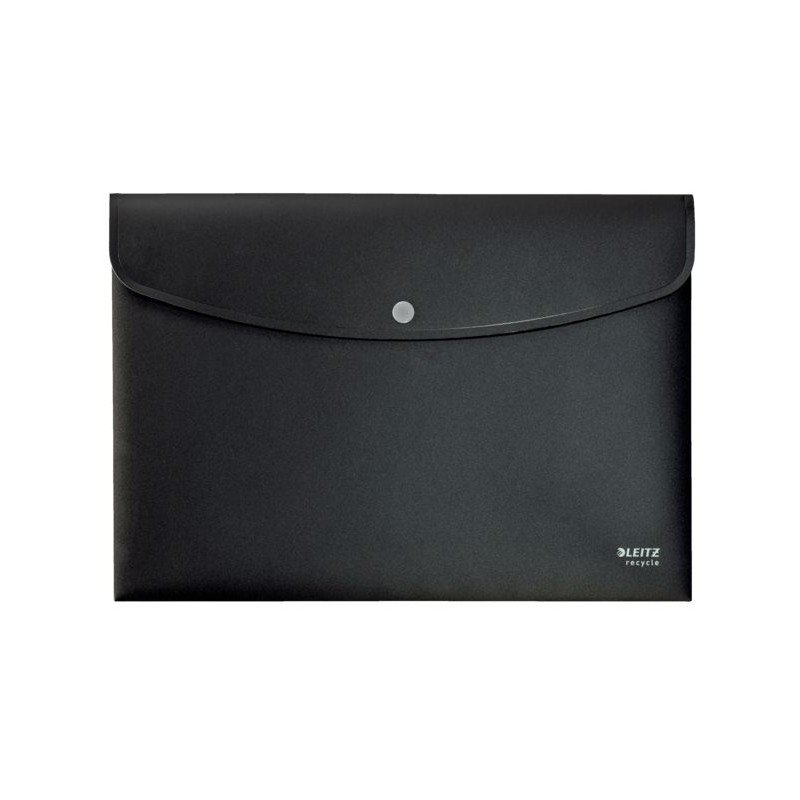 Teczka kopertowa Recycle A4 PP, czarna 46780095
