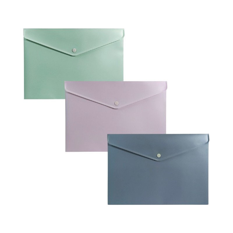 Teczka kopertowa A4 PP mix (10szt.) MORANDI TKM-A4 BIURFOL