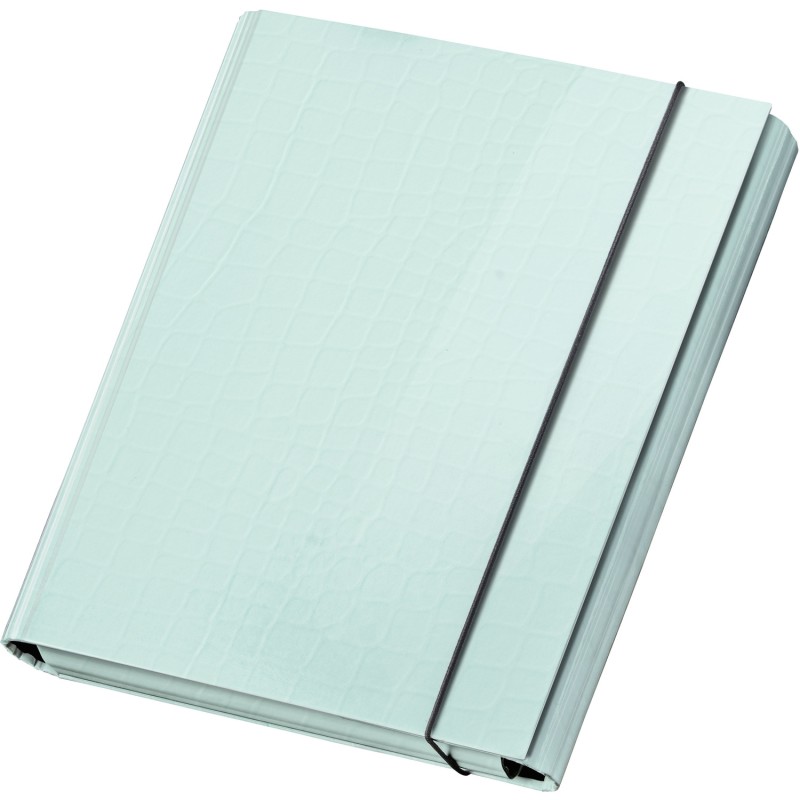 Teczka skrzydłowa z gumką PasteLove pastelowy morski P/310/33 VAUPE