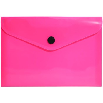 Teczka kopertowa A7 PP neonowa RÓŻOWY TK-NEON-A7-01 BIURFOL