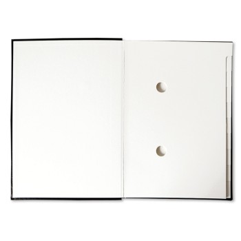 Teczka do podpisu 10k, grzbiet kryty z gąbką czarna 1824-920-023 WARTA