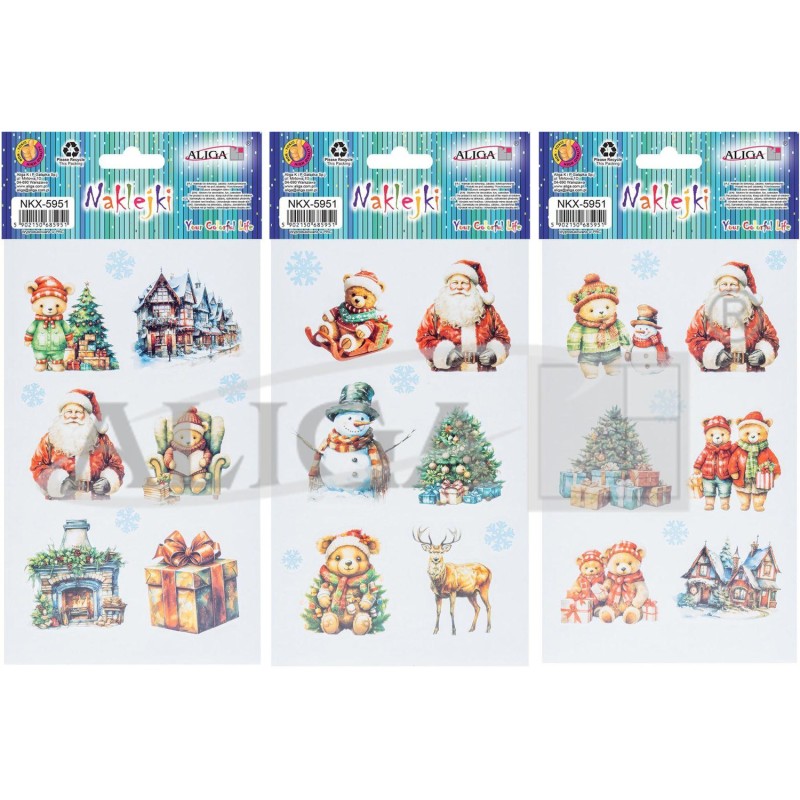 Naklejki świąteczne NKX-5951 ALIGA