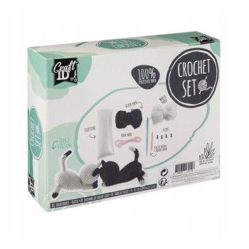 Zestaw do szydełkowania KOTY 13x6,5x10,5cm CR1701/GE GRAFIX