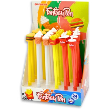 Długopis fantazyjny FOOD 0,8mm niebieski TT8514 PENMATE