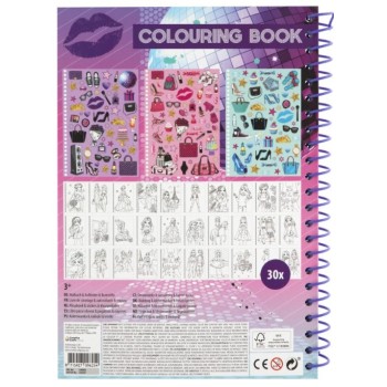 Kolorowanka A4 Moda + kredki 140003 BESTIES