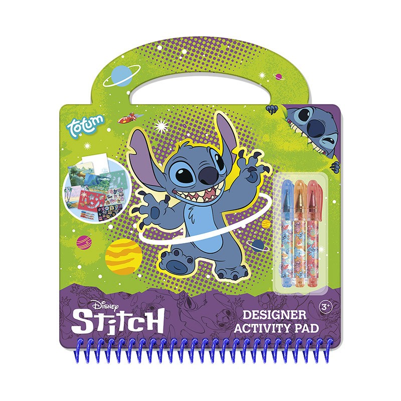 Zestaw kreatywny do rysowania szablony, naklejki STITCH TT700093 GRAFIX