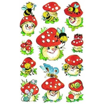 Naklejka ZF grzybki 4304 Z-DESIGN CREATIVE AVERY ZWECKFORM