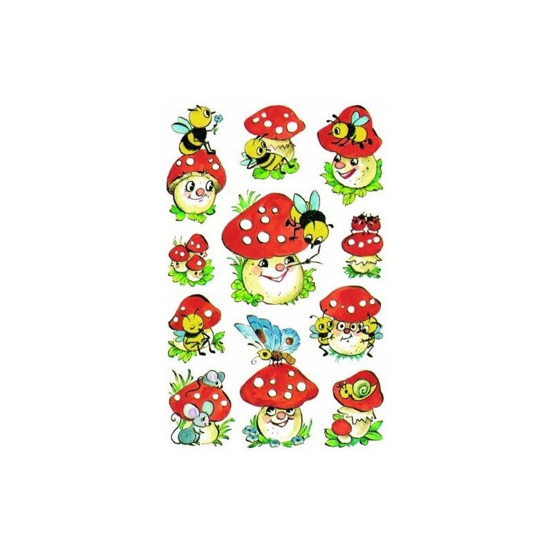 Naklejka ZF grzybki 4304 Z-DESIGN CREATIVE AVERY ZWECKFORM