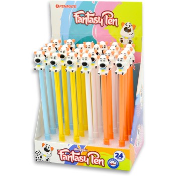 Długopis fantazyjny PIESEK 0,8mm niebieski TT8517 PENMATE