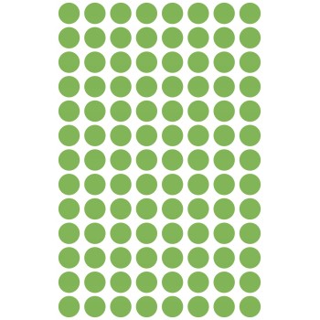 Etykieta ZF Q8mm 3179zielone neon kółka 8mm 416szt AVERY ZWECKFORM