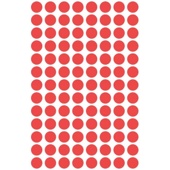 Trwałe kółka 8mm 416szt./op. czerwone 3010 AVERY ZWECKFORM
