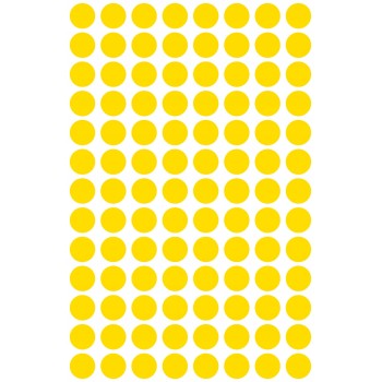Trwałe kółka do zaznaczania 8mm 416szt./op. żółte 3013 AVERY ZWECKFORM