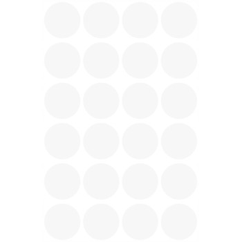 Etykiety ZF Q18mm białe kółka 3170 AVERY ZWECKFORM