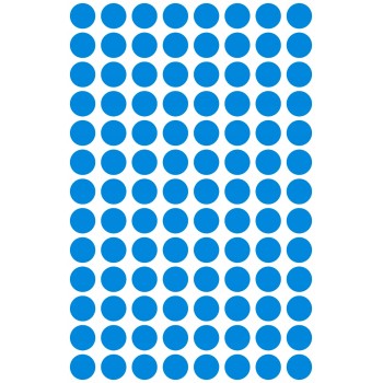 Trwałe kółka 8mm 416szt./op. niebieskie 3011 AVERY ZWECKFORM