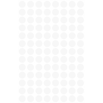 Etykiety ZF Q8mm 3175 białe kółka AVERY ZWECKFORM