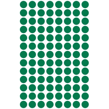Trwałe kółka do zaznaczania 8mm 416szt./op. zielone 3012 AVERY ZWECKFORM
