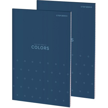 Blok notatnikowy w kratkę A6 notatnik 100 kartek COLORS 400169238 TOP 2000