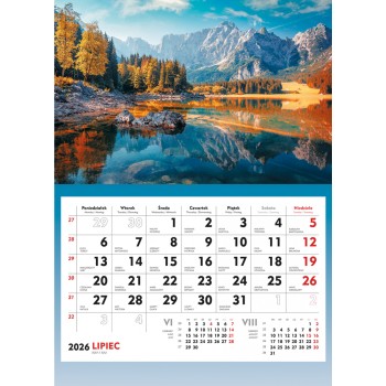 Terminarz ścienny JEZIORO GÓRSKIE T-107S-2 Michalczyk i Prokop