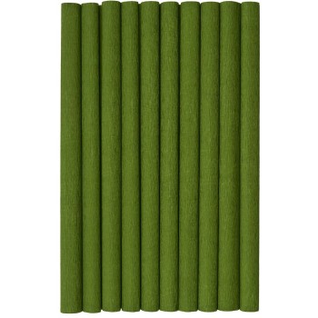 Bibuła marszczona CREATINIO 10 sztuk 50x200cm oliwkowy 400153922 TOP 2000