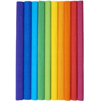 Bibuła marszczona CREATINIO 50x200cm mix kolorów tęczowy 400153931 TOP 2000