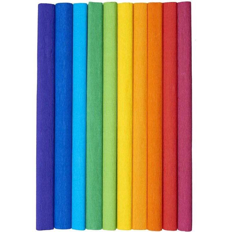 Bibuła marszczona CREATINIO 50x200cm mix kolorów tęczowy 400153931 TOP 2000