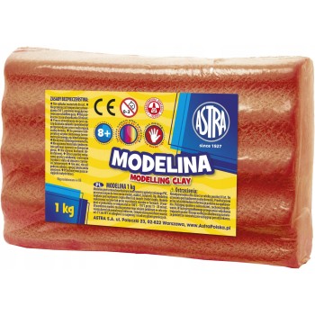 Modelina termoutwardzalna 1kg czerwona 304111009 ASTRA